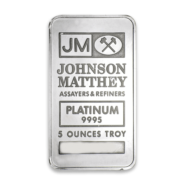 Johnson Matthey Platinum Bars