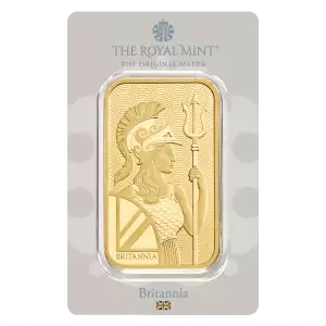 100g Royal Mint Gold Britannia Minted Bar (2)