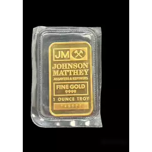 1oz Johnson Matthey Gold Bar Sealed  (2)