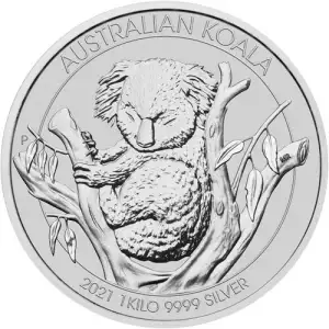 2021 1kg Australian Perth Mint Silver Koala (2)