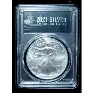 2021-(P) $1 Silver Eagle -T1 Emergency Issue Struck at Philadelphia First Day of Issue (2)