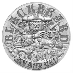 Blackbeard 1 oz .999 Silver Round (2)