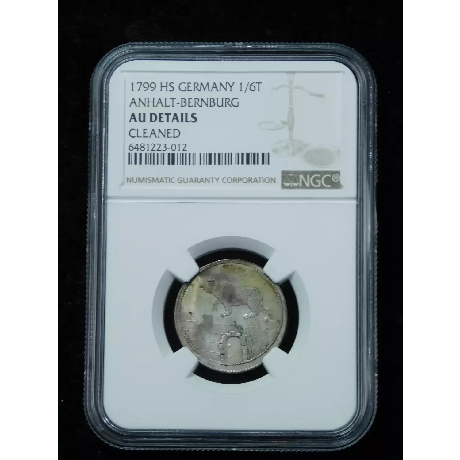 GERMAN STATES Silver 1/6 THALER (1/4 Gulden)