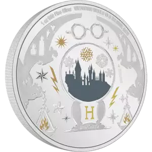HARRY POTTER- 2021 1oz Seasons greetings Silver Coin (2)