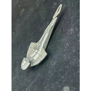 Sterling Silver Franklin Mint StarTrek Cardassian Galor Starship Collector Piece